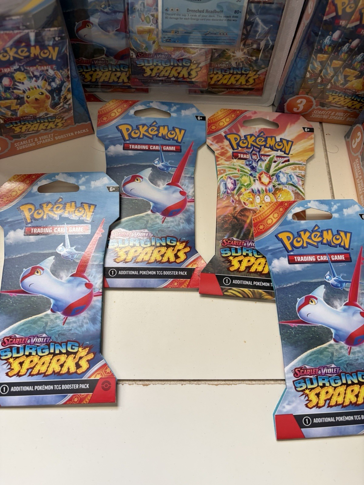 Pokemon TCG: Scarlet & Violet Surging Sparks Booster Packs Sealed Lot Of 16 Pack