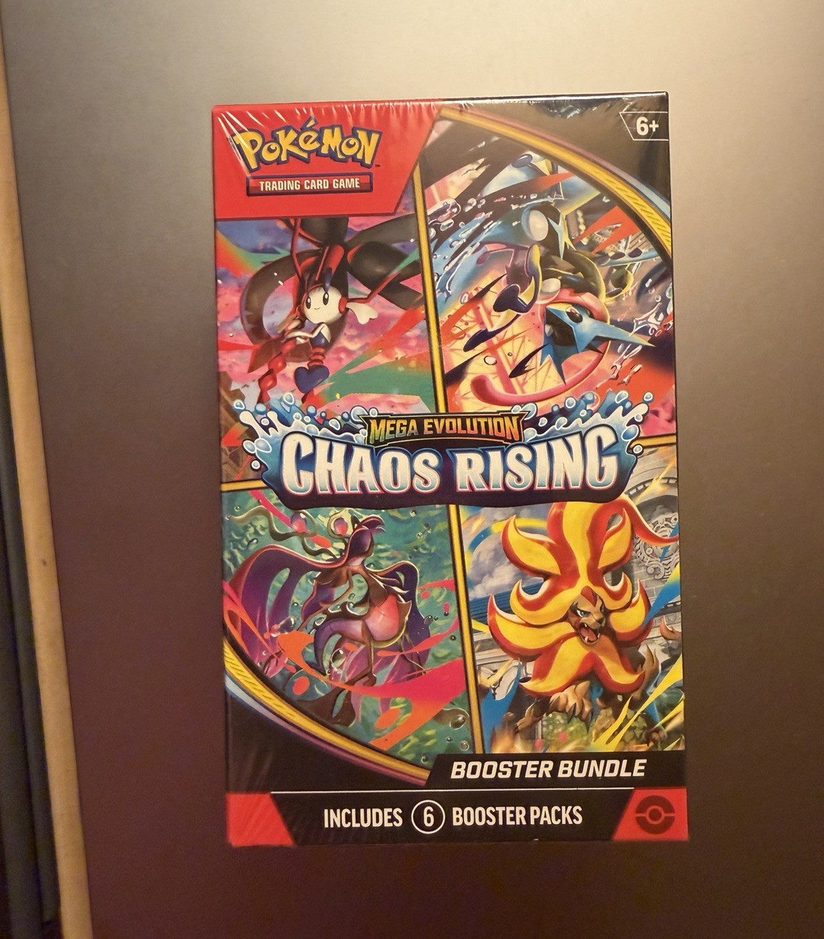 Pokémon Company Int’l Pokémon TCG Mega Evolution—Chaos Rising Booster Box 6pk