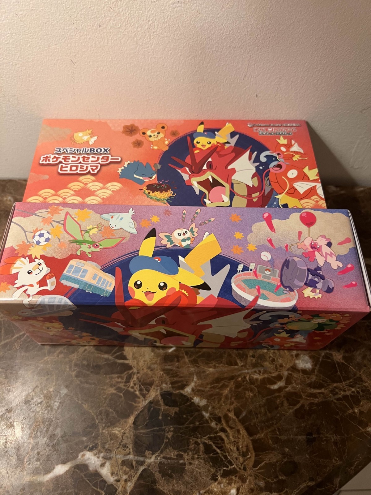 Hiroshima Pokemon Center Box With Sleeves And Deck Box *No Promo Card*