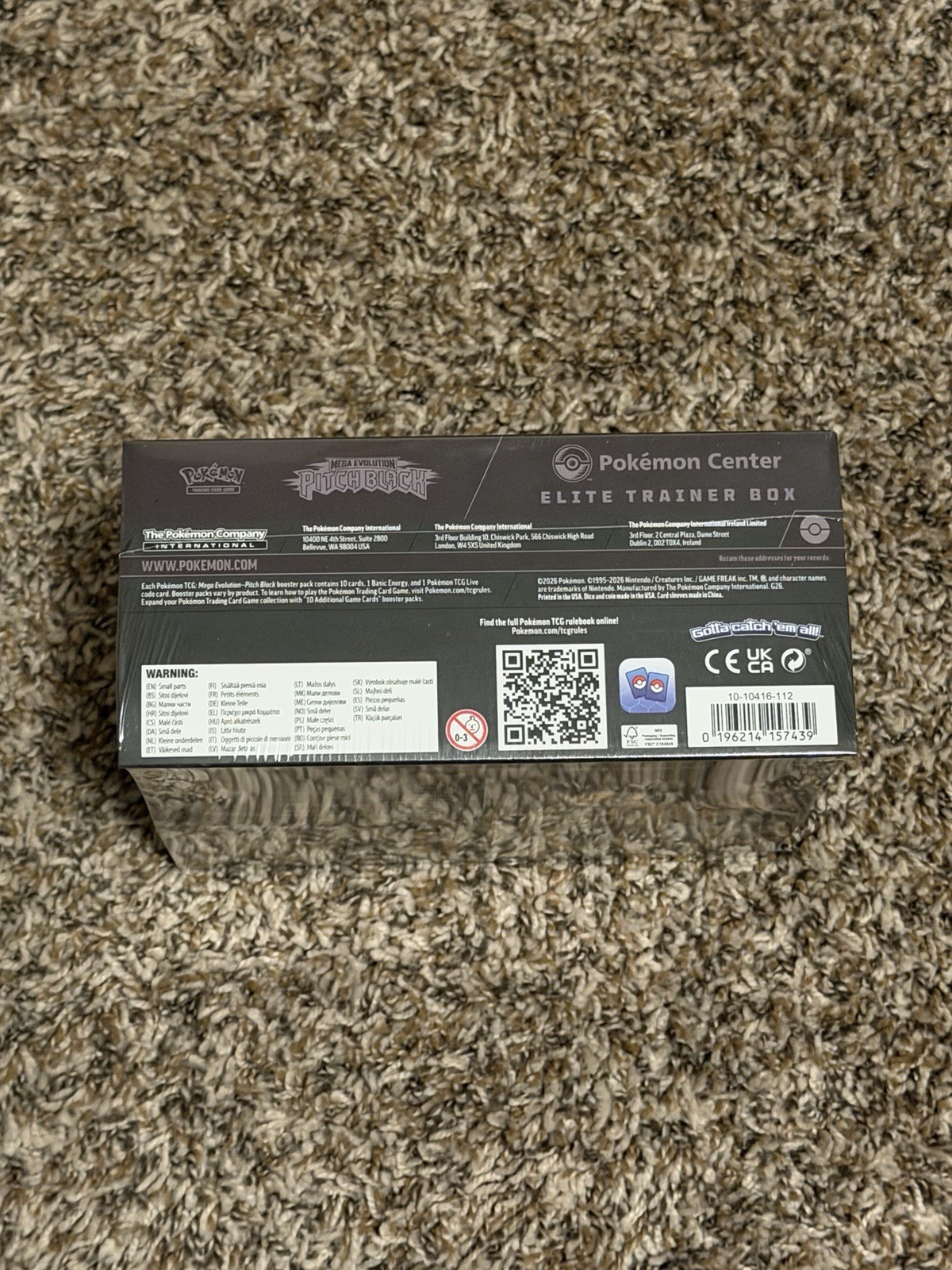 Pokemon Pitch Black Elite Trainer Box ETB – Pokemon Center Exclusive
