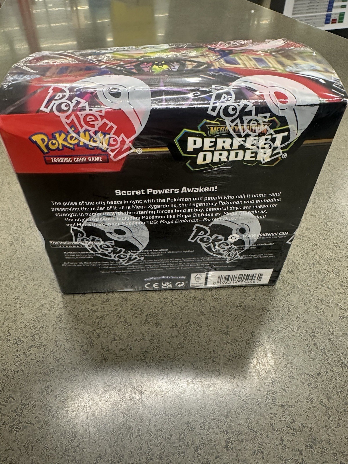 Pokémon TCG Mega Evolution—Perfect Order Booster Box 60 Cards Mewtwo 2025