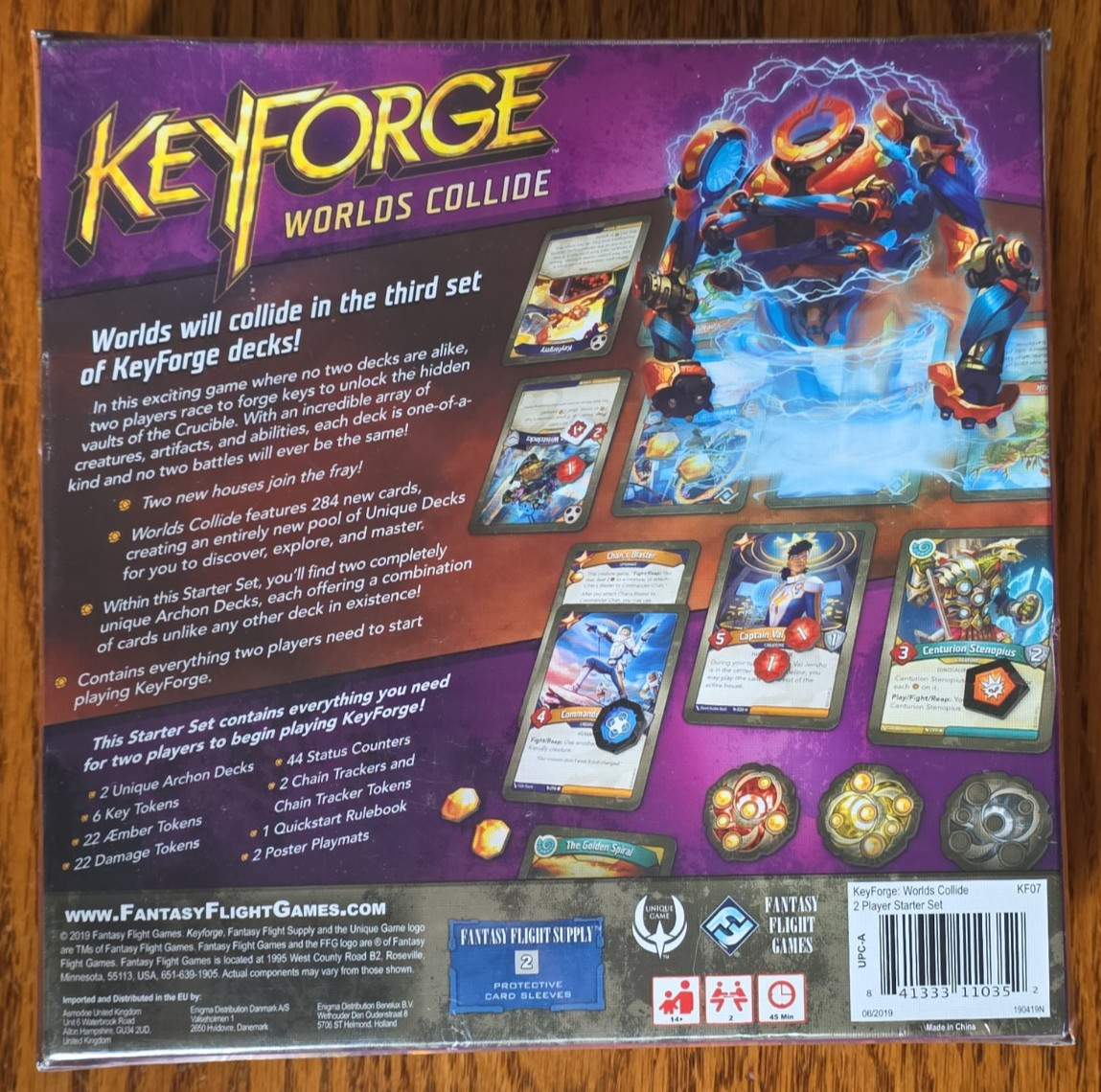Keyforge: Worlds Collide – 2 Player Starter Set Richard Garfield NEW SEALED