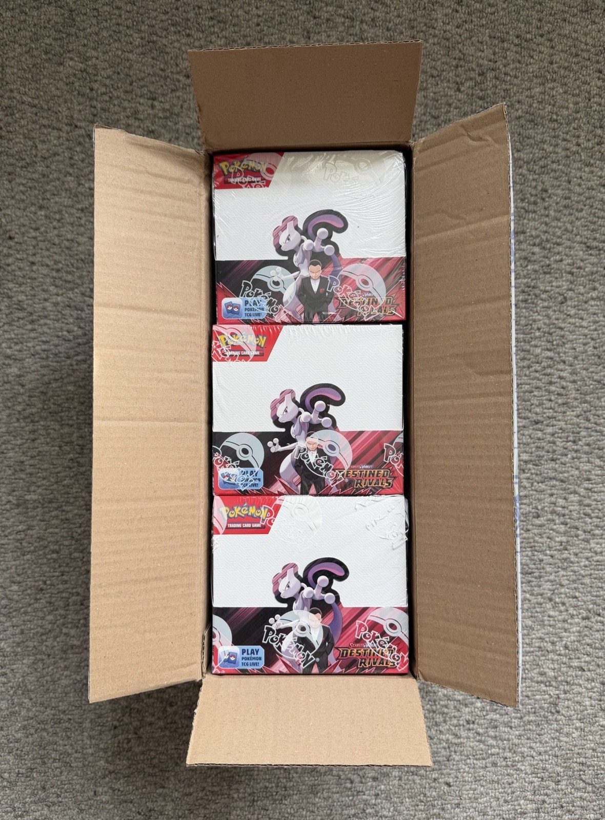 Pokemon TCG Scarlet & Violet Destined Rivals Booster Box 36 Packs Factory Sealed