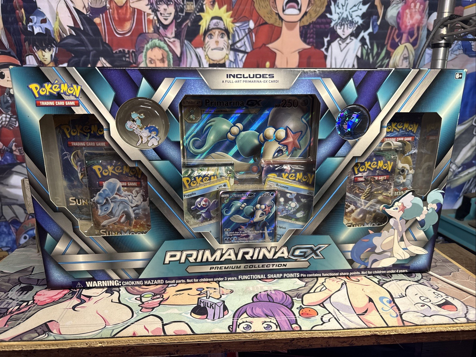 Pokémon Primarina GX Premium Collection New 2017 Sun & Moon Guardians Evolutions