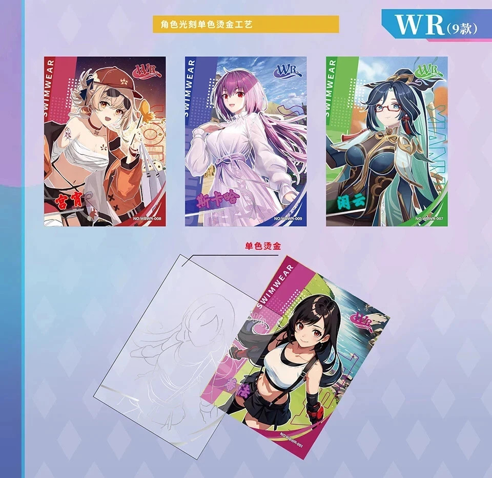 Goddess Story Mystery Surprise Booster Box, 16 packs 49 Cards Anime, Girl Party