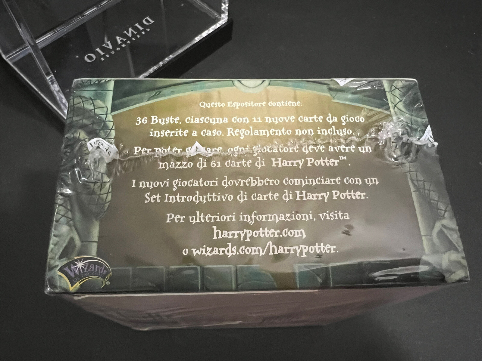 Harry Potter TCG WOTC Chamber of Secrets Booster NEW Box Sealed (Italian)