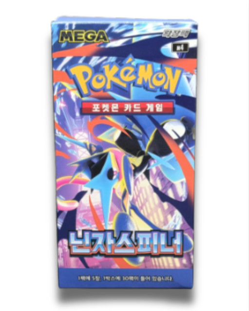 Pokémon Card Game MEGA Ninja Spinner Booster Box Sealed Korean Ver.