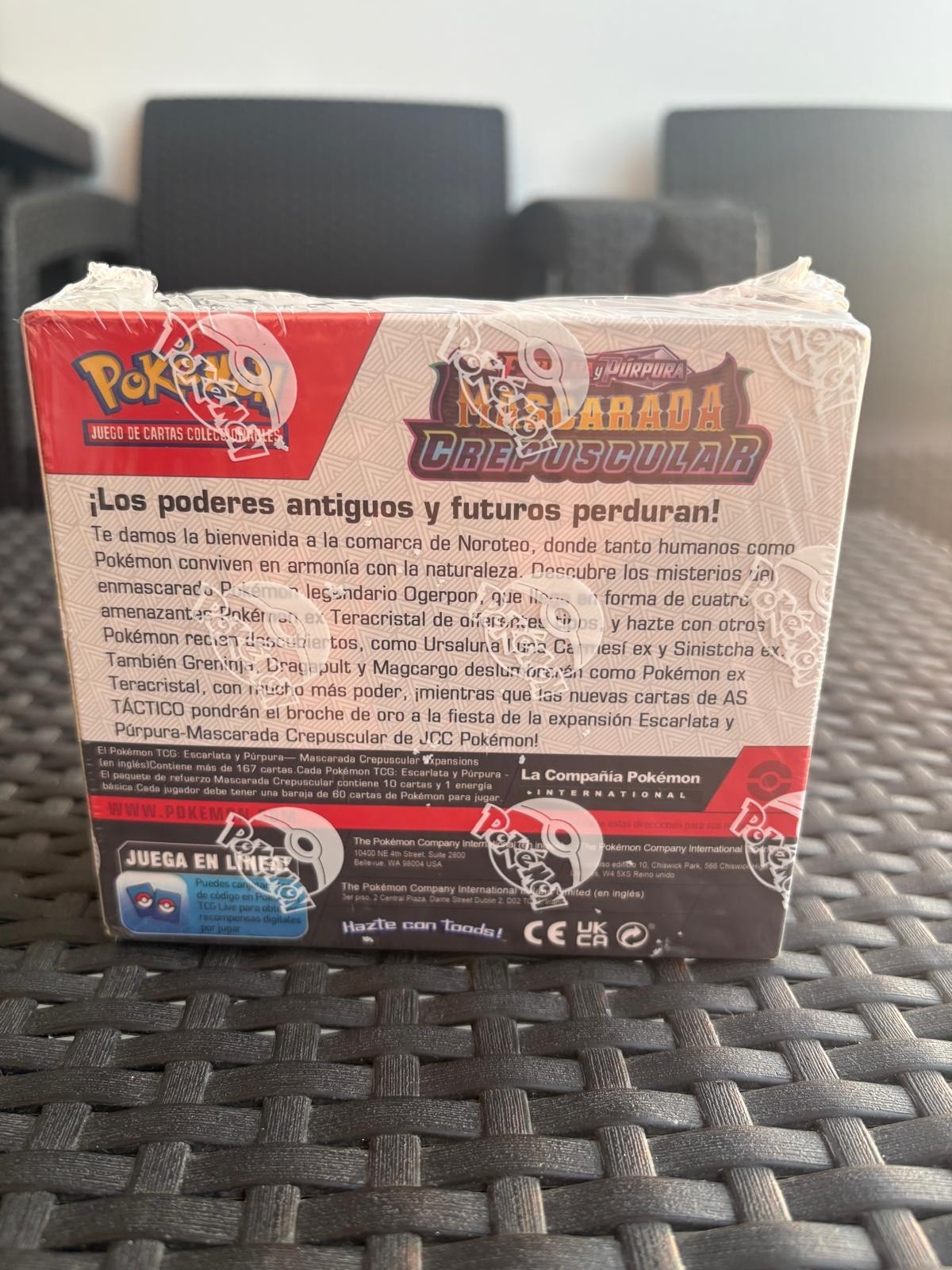 Pokémon TCG Twilight Masquerade Booster Box SPANISH Factory Sealed 36 Packs SV06