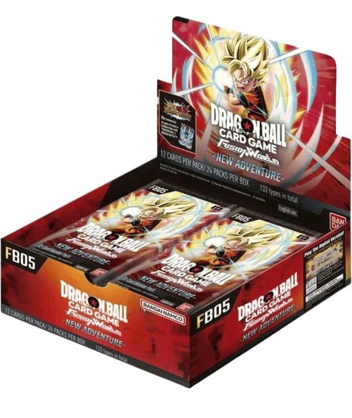 NANDAI..Dragon Ball Super TCG Fusion World New Adventures FB05 24 Packs ..New..