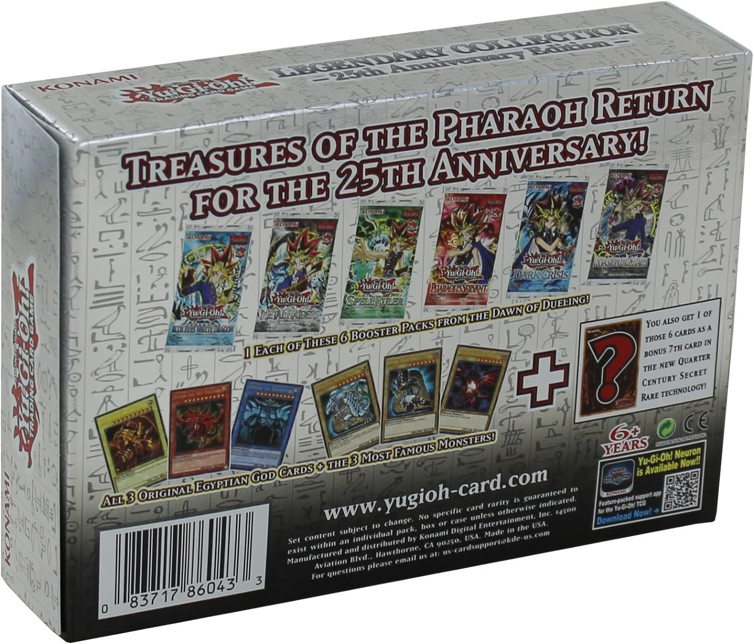 Yu-Gi-Oh! TCG: Legendary Collection – 25th Anniversary Edition Box Brand New