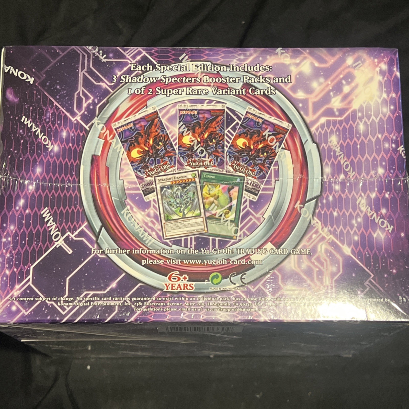 Yugioh Shadow Specters Special Edition Display Box Factory Sealed