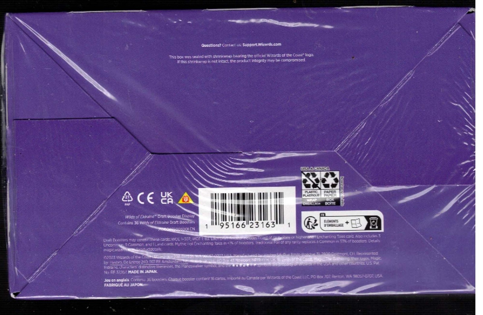WILDS of ELDRAINE DRAFT Booster Box MAGIC FACTORY SEALED
