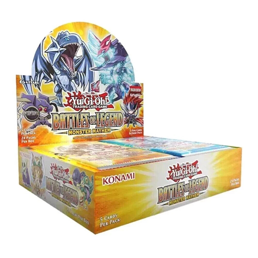Yu-Gi-Oh! Battles of Legend: Monster Mayhem Booster Box Sealed New In Stock
