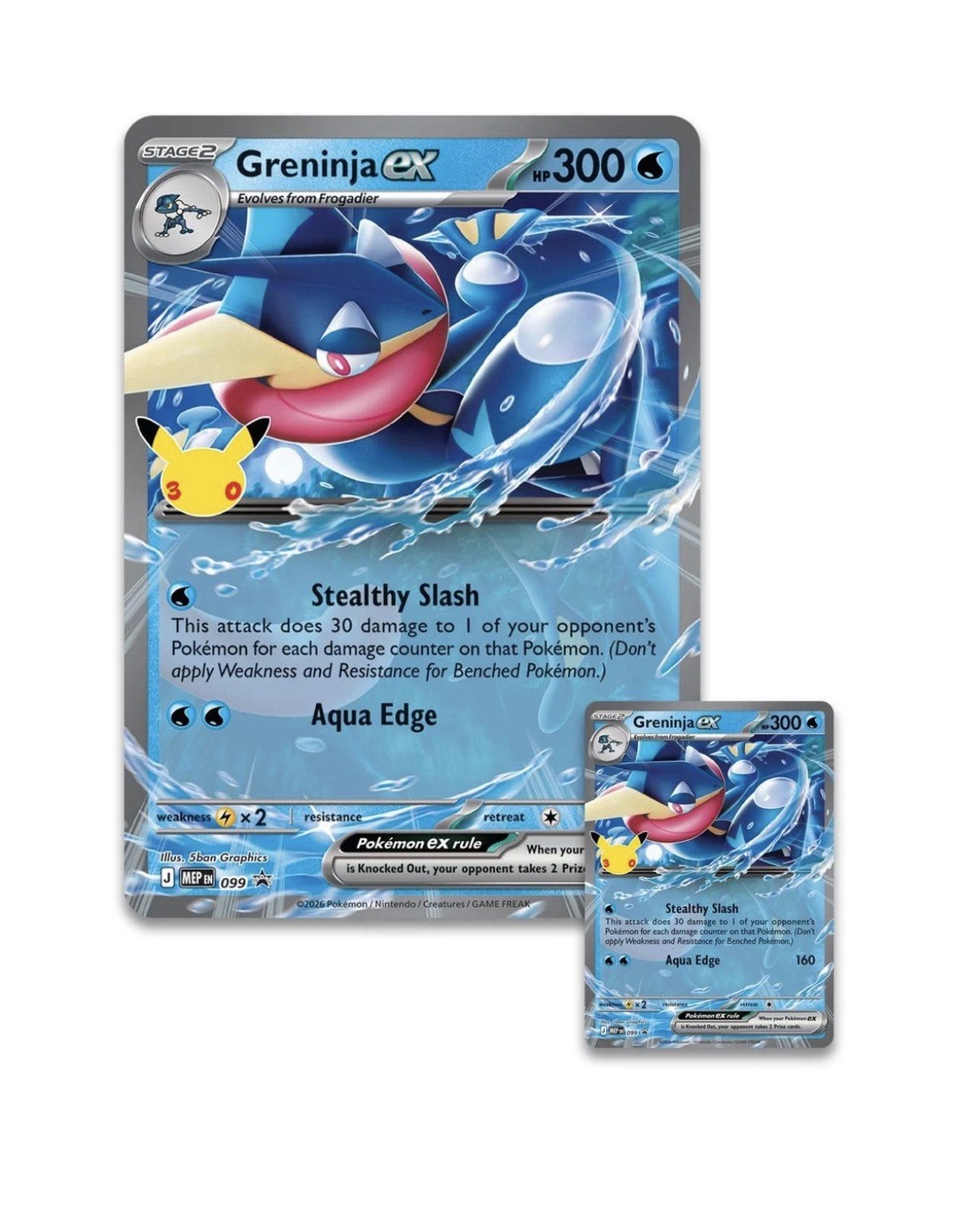 Pokemon 30th Anniversary Celebration Greninja EX Box PRE-SALE 9/16 – Guaranteed