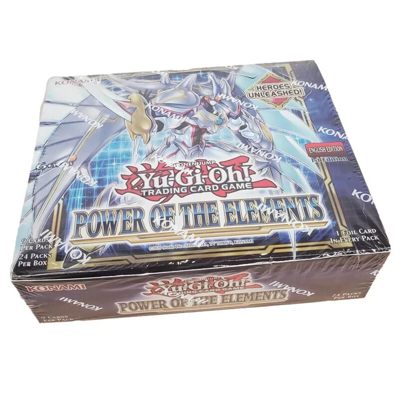 Konami Yu-Gi-Oh OCG Power of the Elements Sealed Booster Box 24 Packs 1st Editio