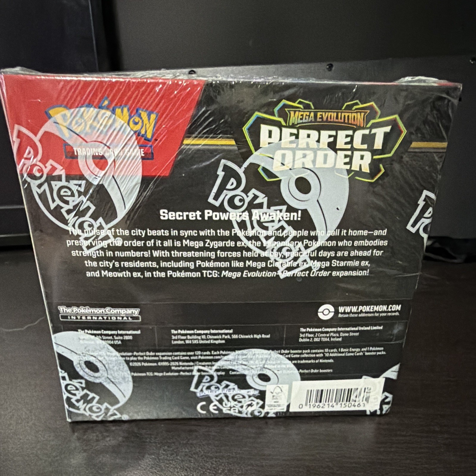 The Pokémon Company Int’l Mega Evolution Perfect Order Booster Box