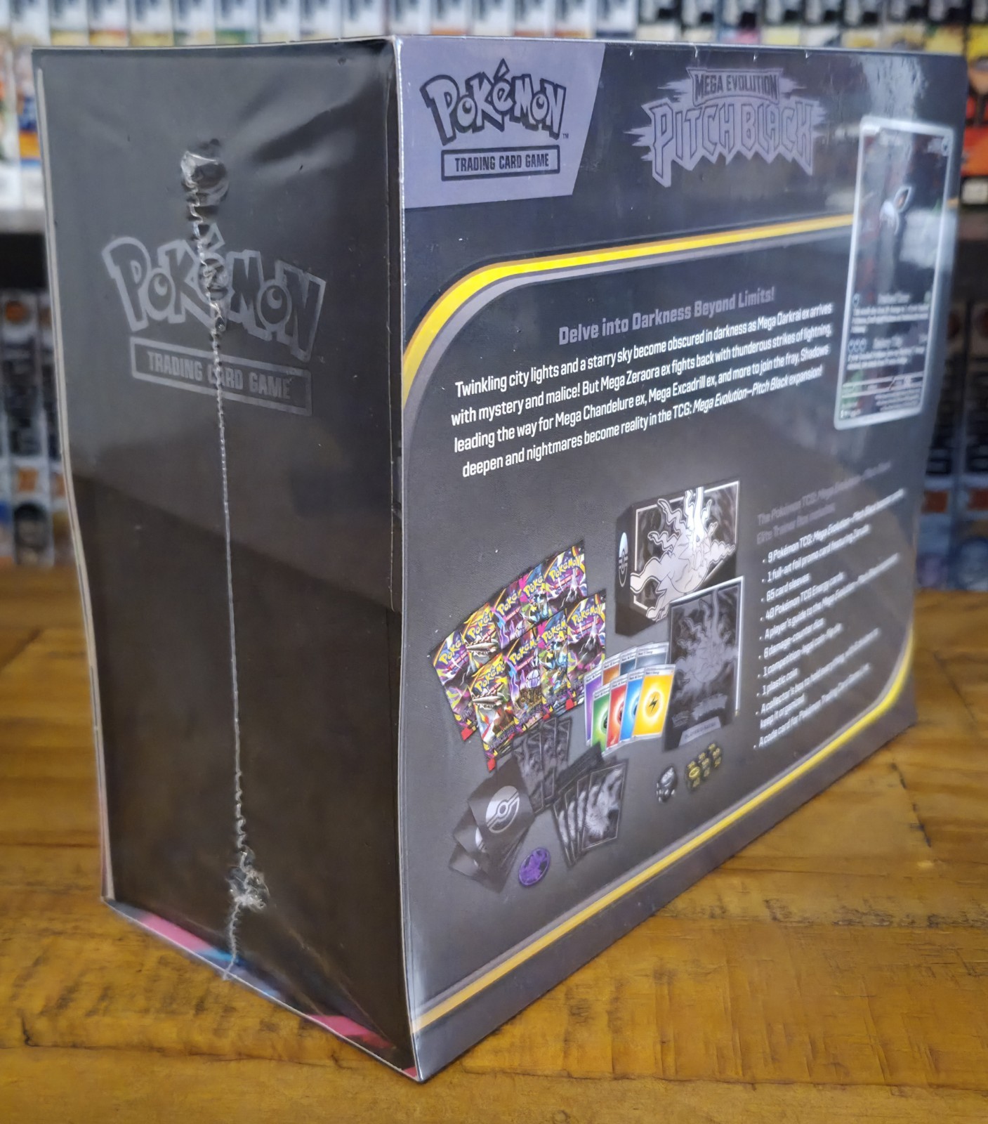 Pokémon TCG – Mega Evolutions Pitch Black – ETB’s – Pokemon Center/Normal Bundle