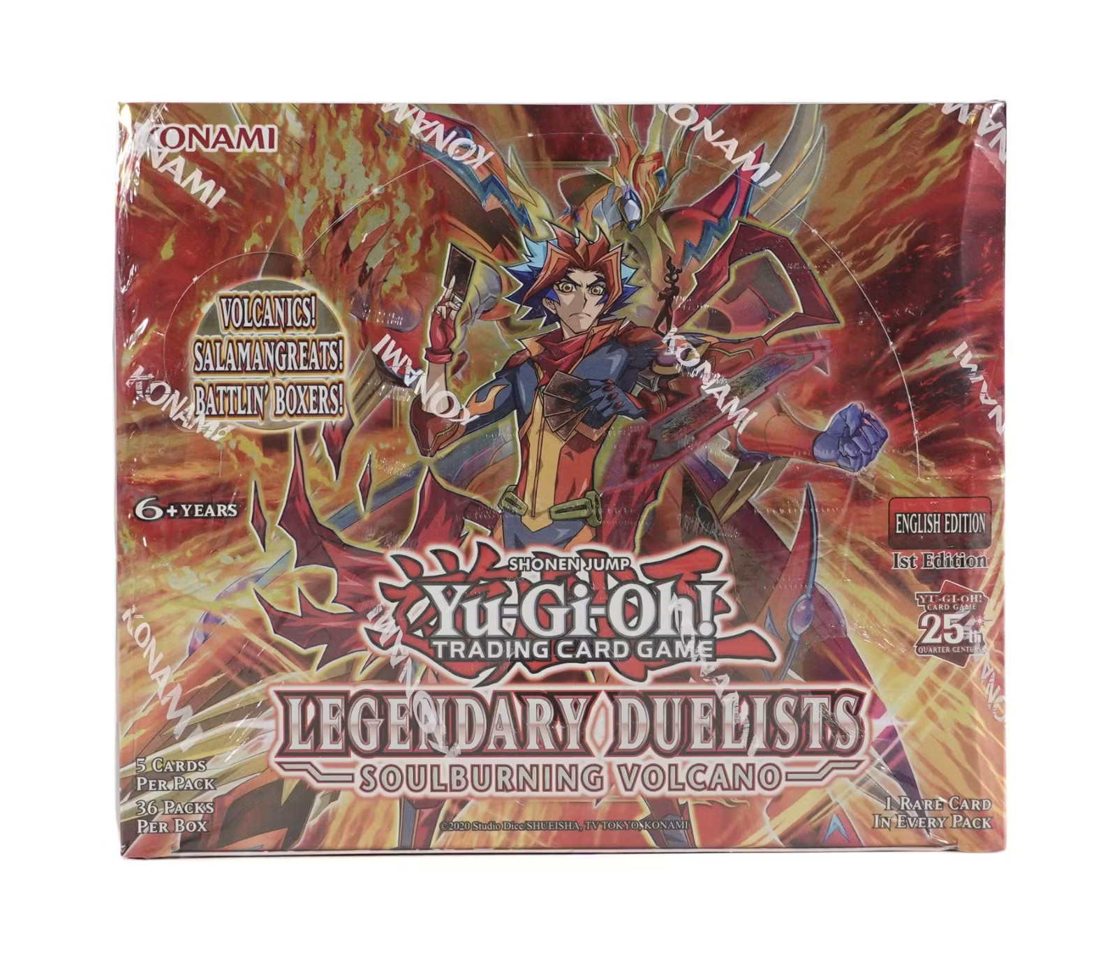 YuGiOh Legendary Duelists Soulburning Volcano Booster Box Factory Sealed New