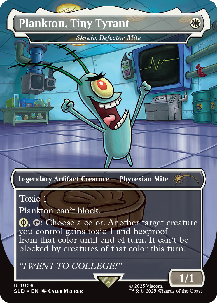 MTG Secret Lair x SpongeBob SquarePants Legends of Bikini Bottom Non Foil