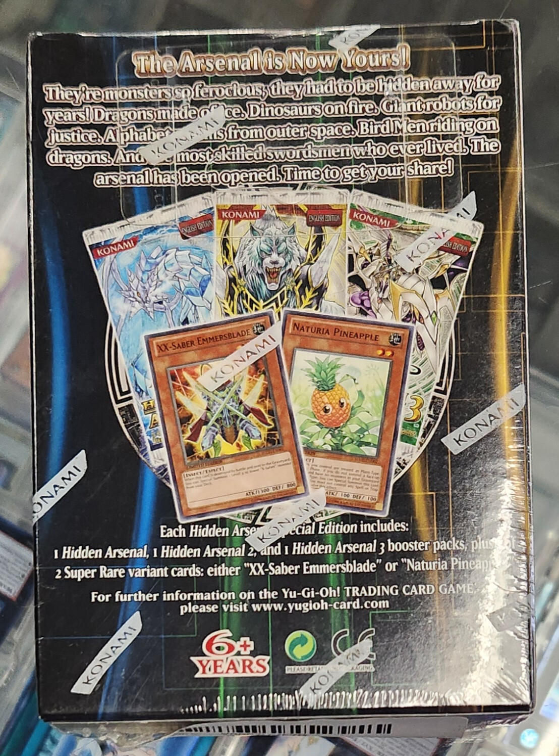 YUGIOH HIDDEN ARSENAL: SPECIAL EDITION (3 BOOSTERS + PROMO) FACTORY SEALED NEW