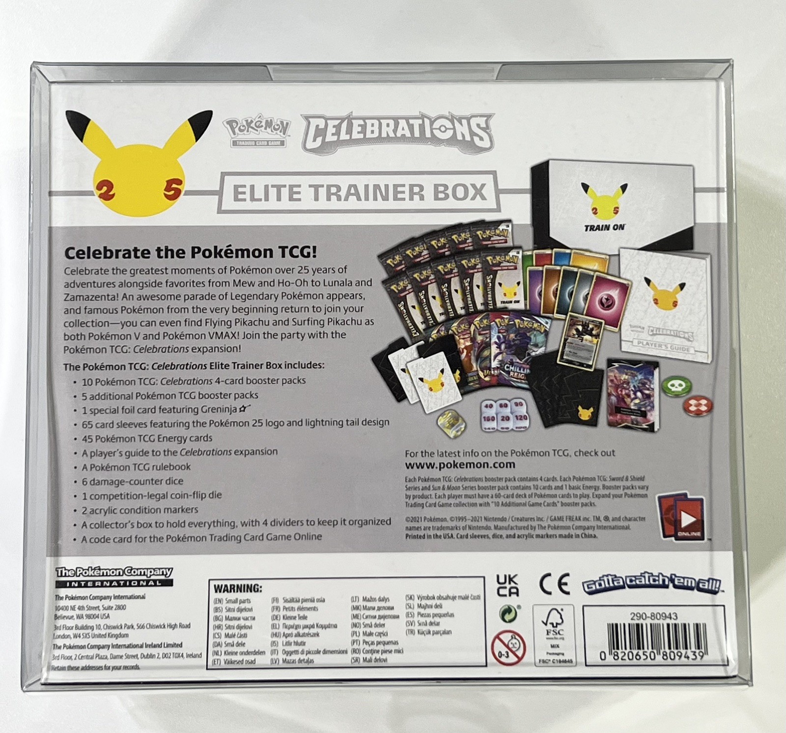 Pokémon TCG: 25th Anniversary Celebrations Elite Trainer Box (ETB)