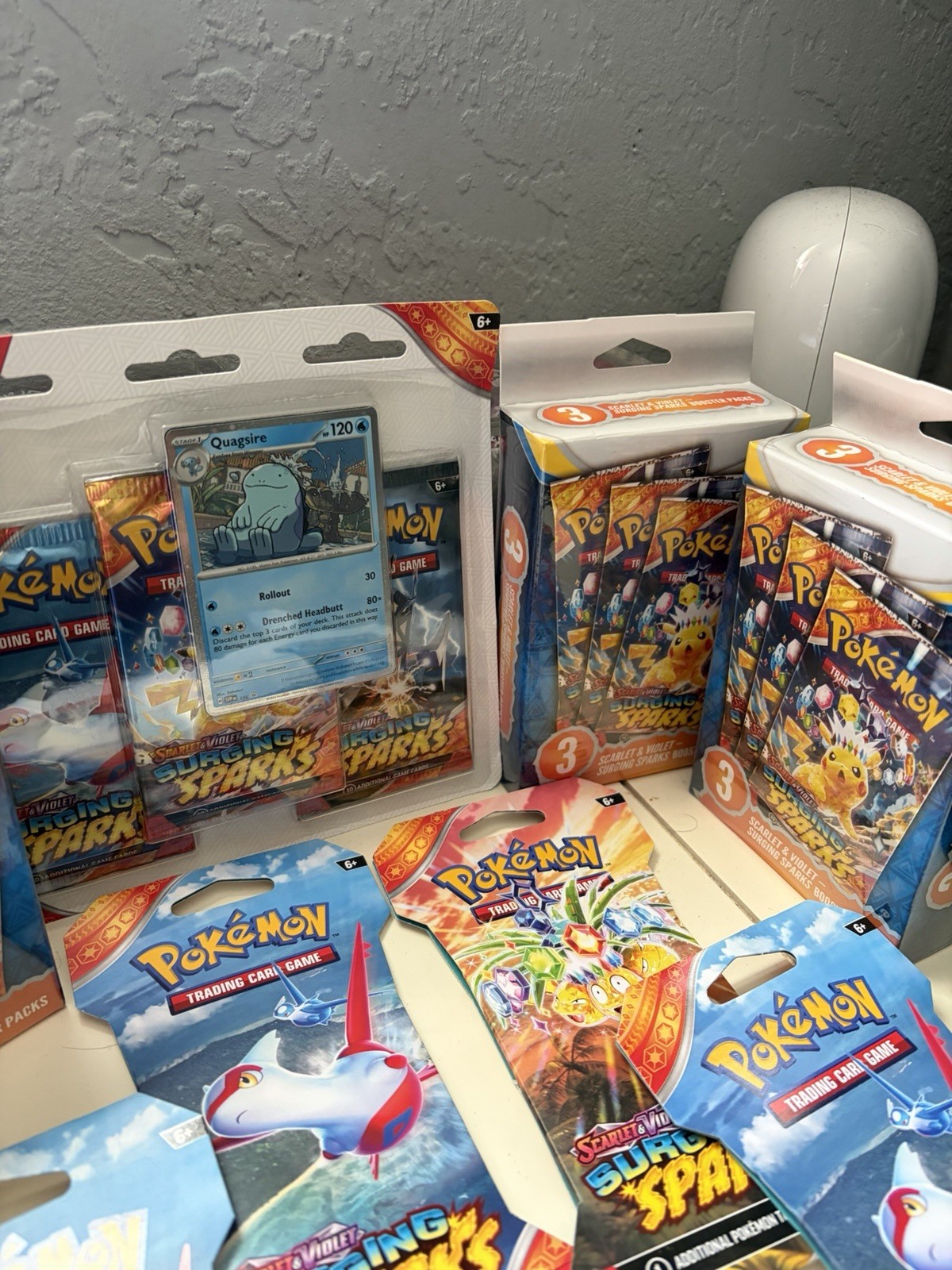 Pokemon TCG: Scarlet & Violet Surging Sparks Booster Packs Sealed Lot Of 16 Pack