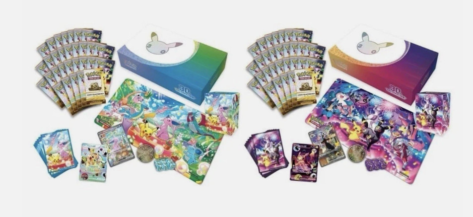 Presale Pokémon TCG: 30th Anniversary Celebrations Preorder UPC ultra premium X2