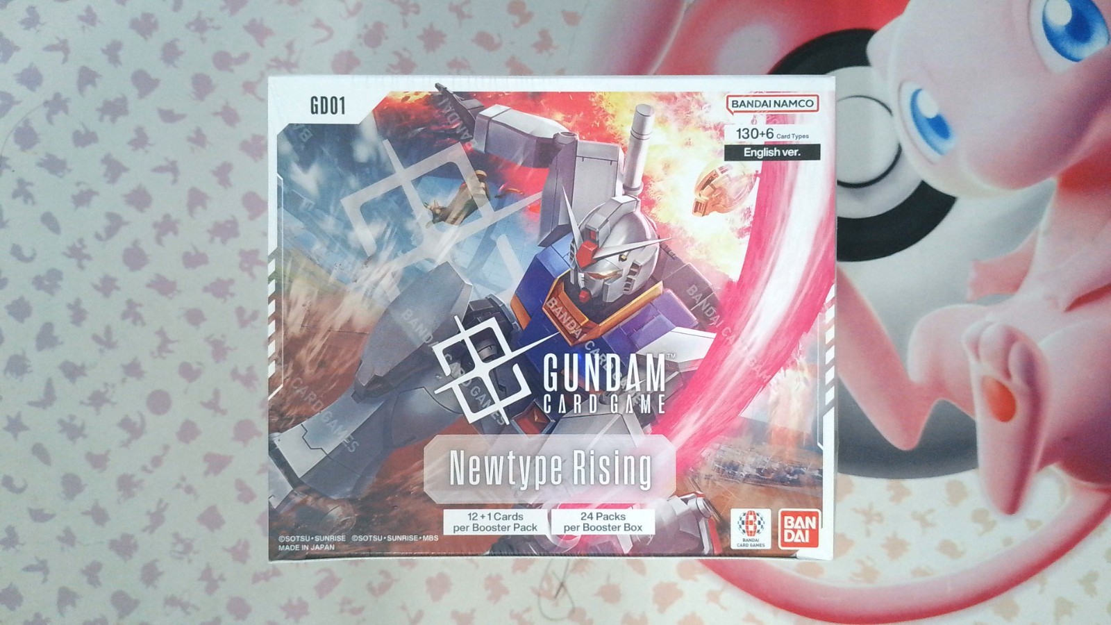Gundam Card Game – Newtype Rising (GD01) – Sealed Booster Box – English