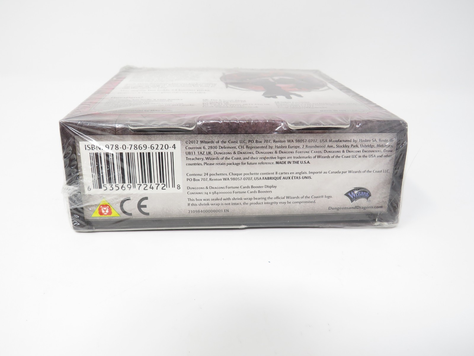 Dungeons & Dragons Drow Treachery Fortune Cards Booster Box WoTC Packs