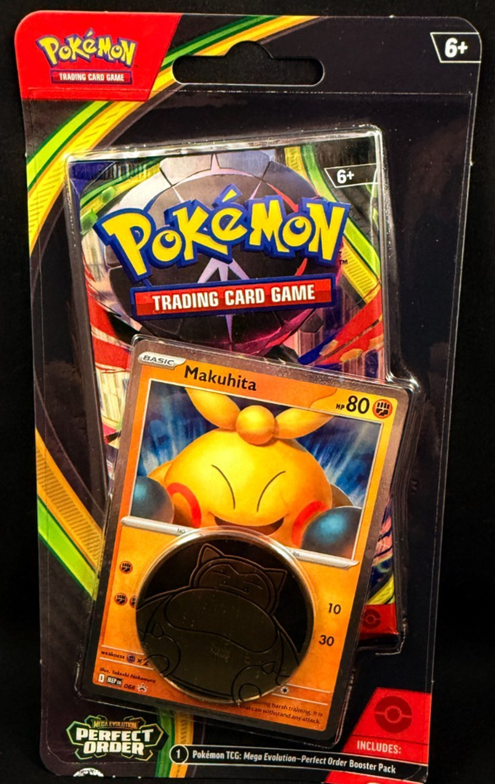 Pokémon TCG – Mega Evolution – 1 Perfect Order Booster Pack – 1 Promo Card &Coin