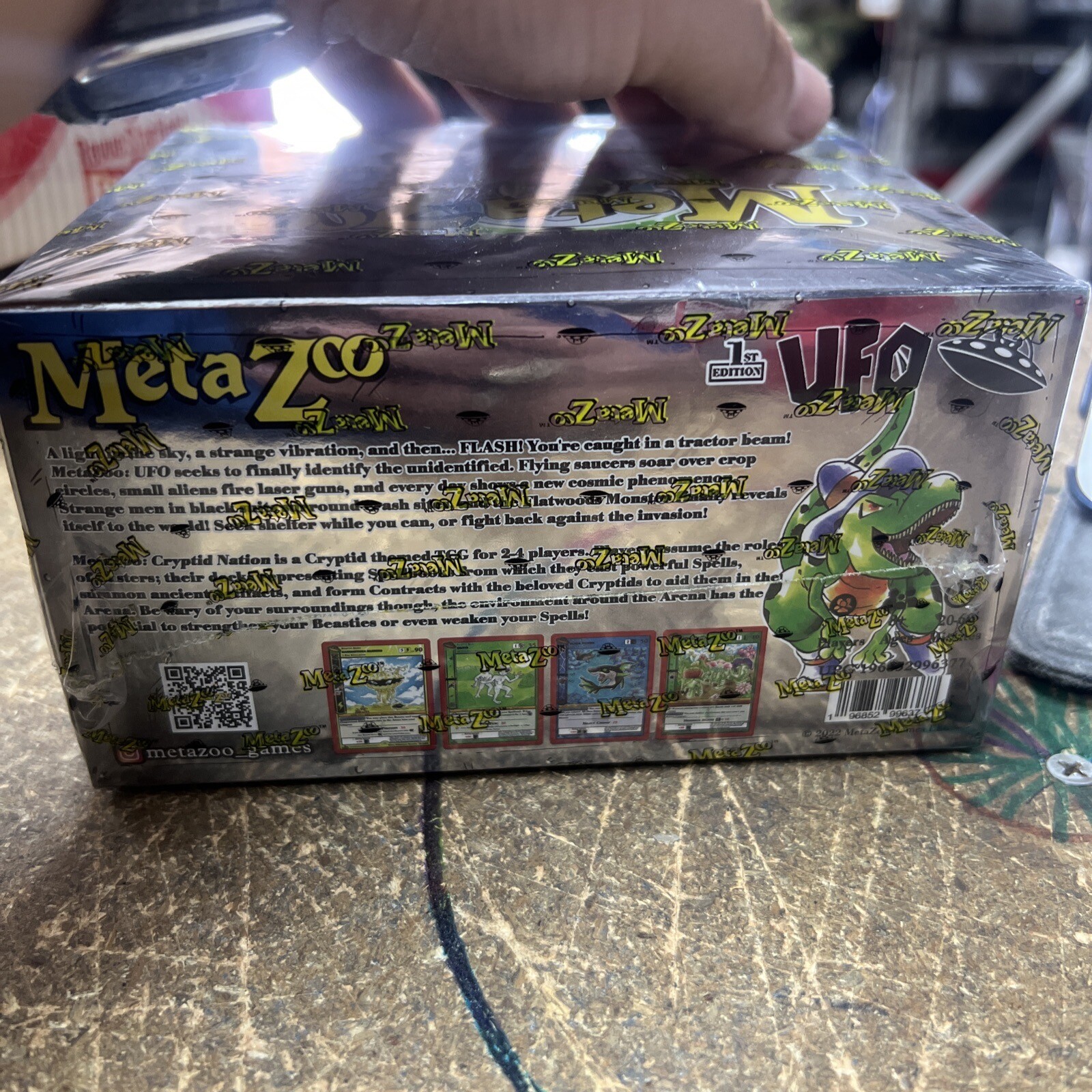 MetaZoo Games CCG UFO 1st Edition Booster Box – 36 Packs