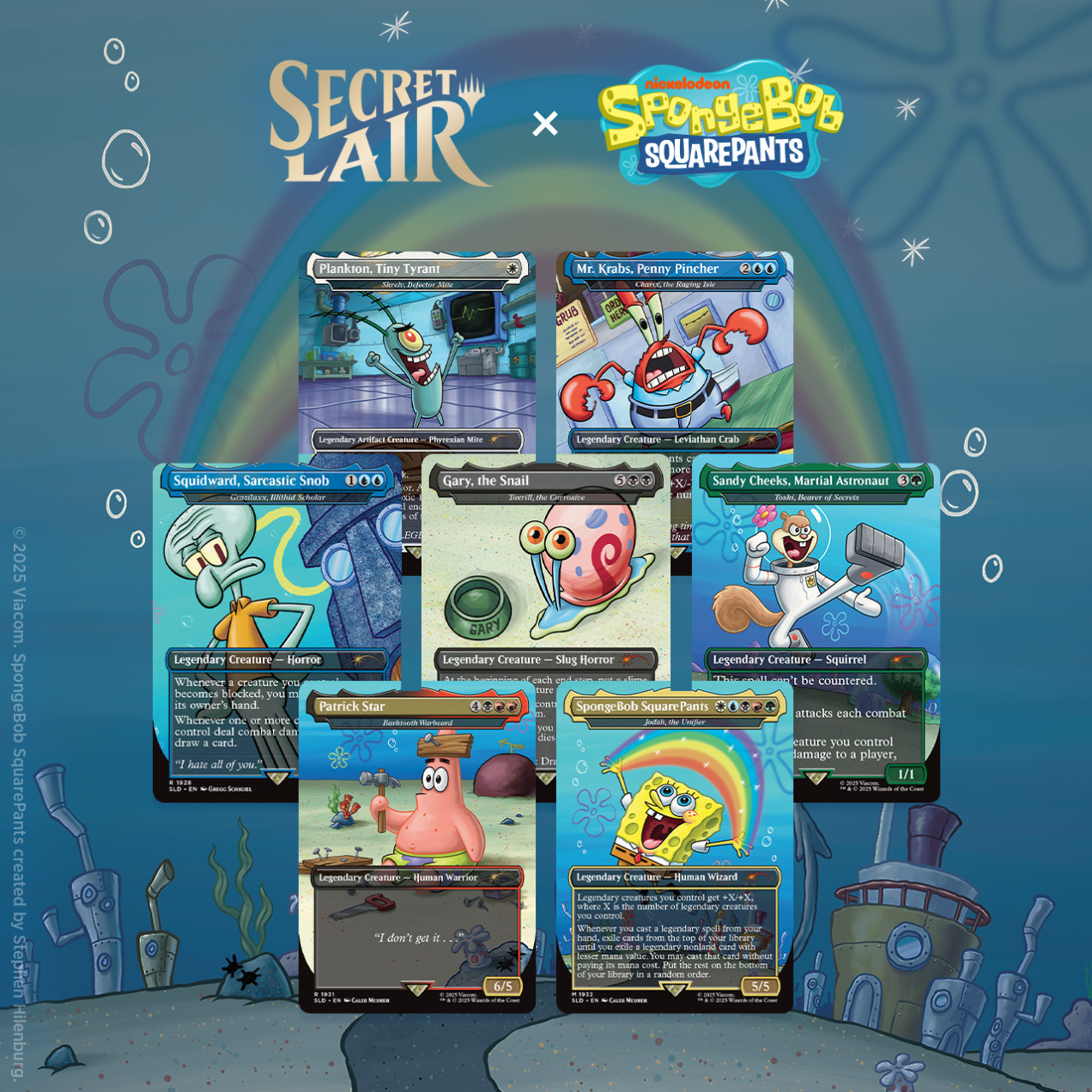 MTG Secret Lair x SpongeBob SquarePants Legends of Bikini Bottom Non Foil