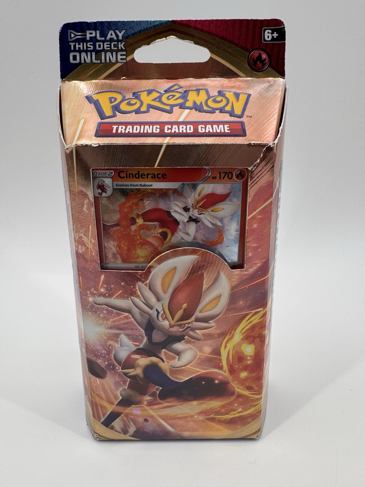 Pokemon Trading Card Game TGC Sword and Shield Theme Deck Cinderace New Sealed