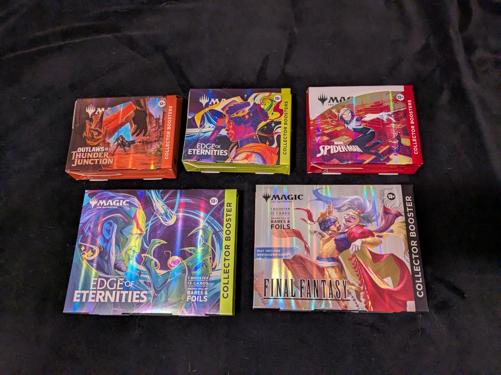 5 x MtG Collector Booster Box Lot Open Items Final Fantasy Edge Of Eternities