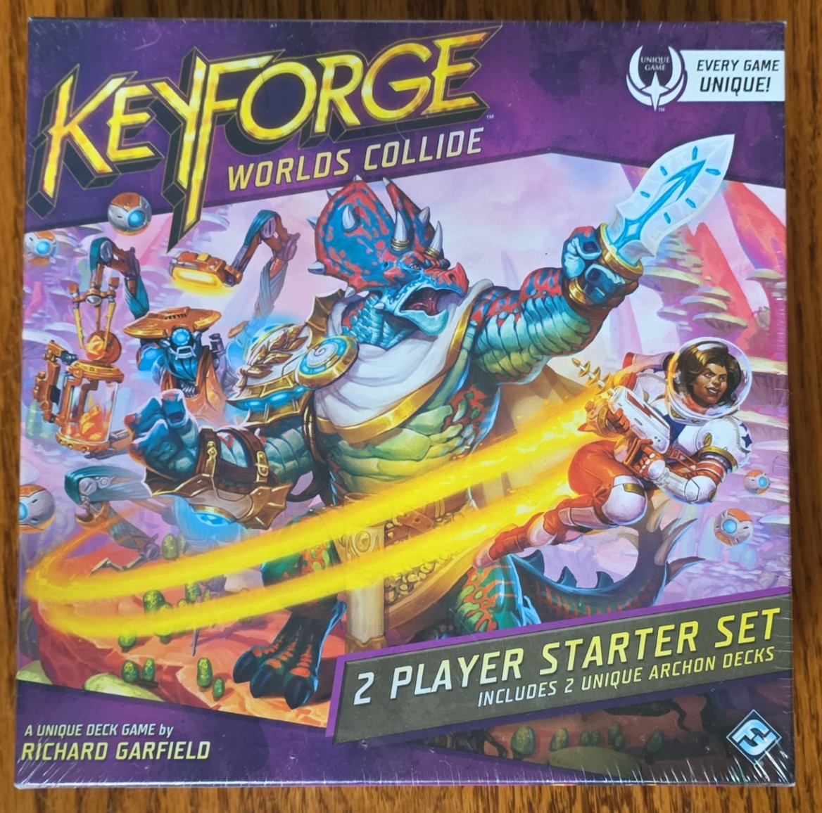 Keyforge: Worlds Collide – 2 Player Starter Set Richard Garfield NEW SEALED