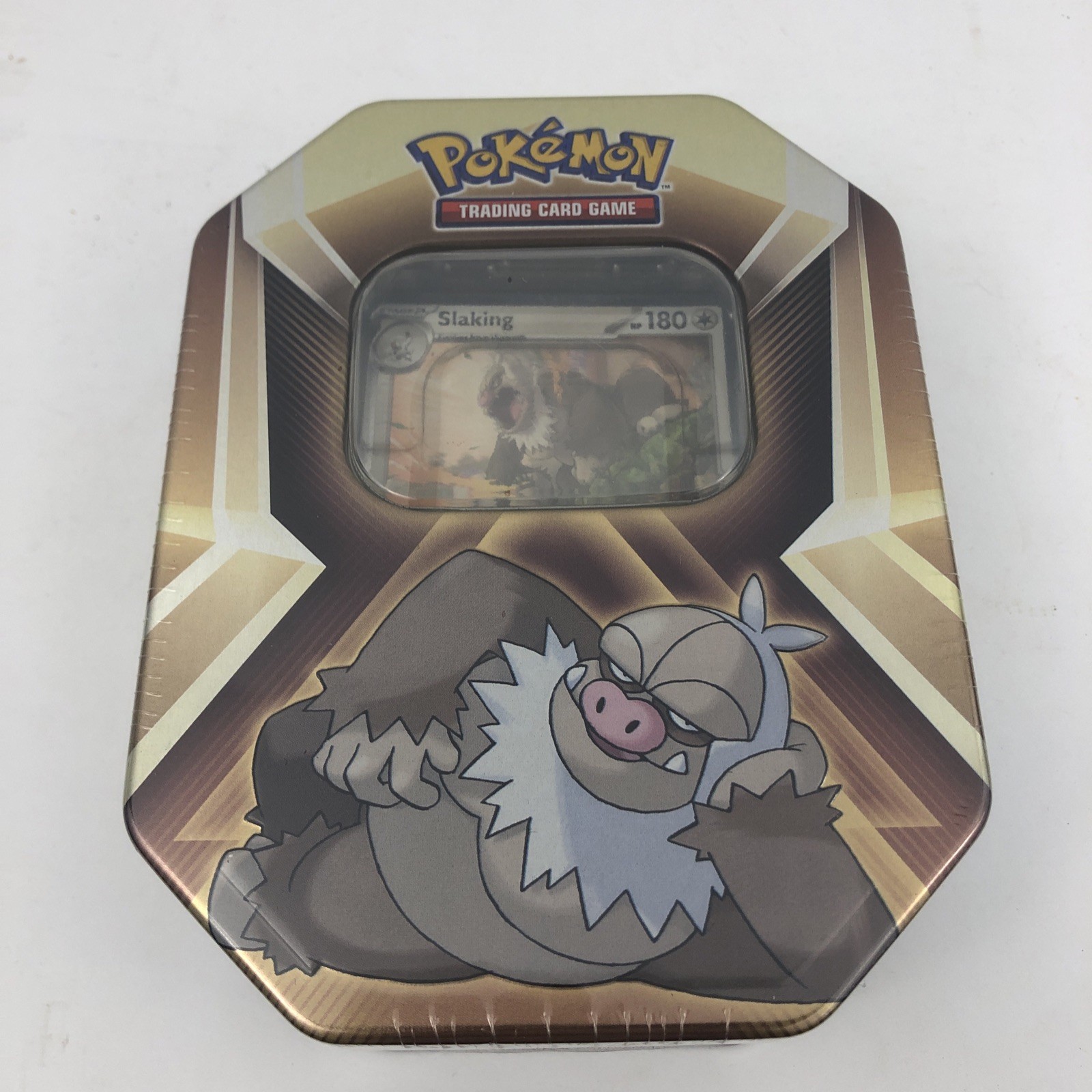 Pokemon FACTORY SEALED Slaking TCG Triple Whammy TIN 3 PACKS