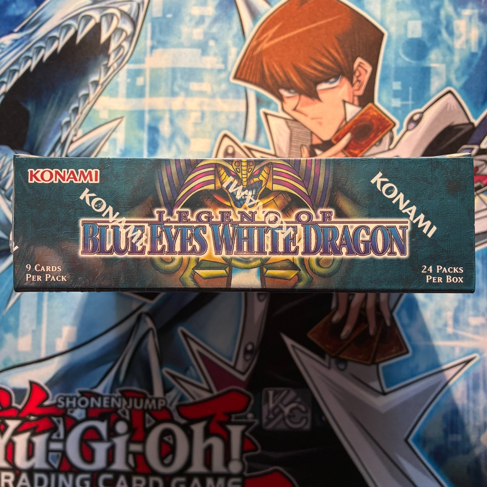 YuGiOh Legend of Blue Eyes White Dragon Booster Box – 24 Packs – Factory Sealed!