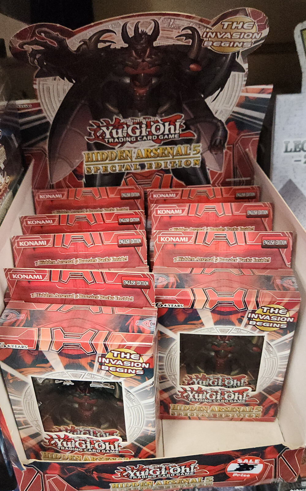 YUGIOH HIDDEN ARSENAL 5 SPECIAL EDITION (3 BOOSTERS + PROMO) FACTORY SEALED NEW