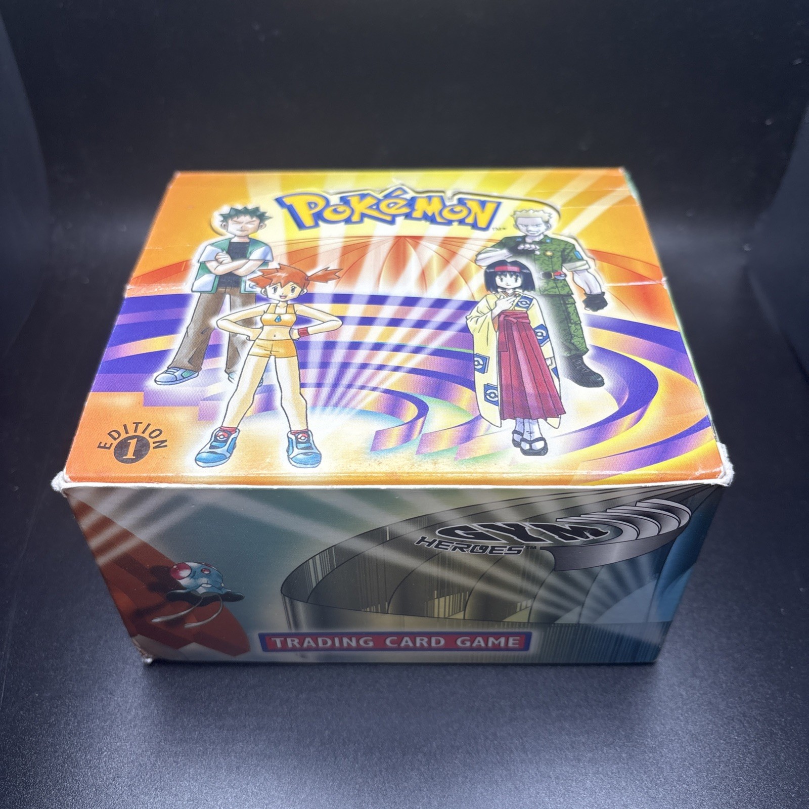 Wizards of the Coast Pokémon Gym Heroes 1st Edition Booster Box EMPTY