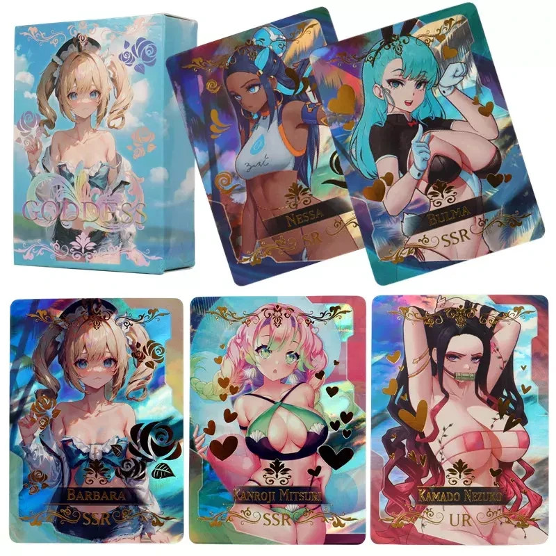 Goddess Waifu 55pc Set! Brand NEW Sealed Holographic Anime TCG~ US Shipping