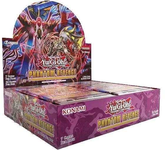 2025 Yugioh Phantom Revenge 1st Edition Booster Box [24-Packs] Sealed Pre-Sale