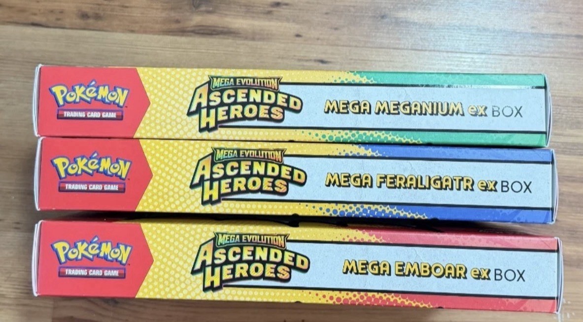Pokémon Mega Evolution Ascended Heroes Mega Meganium EX Box Factory Sealed 🔥