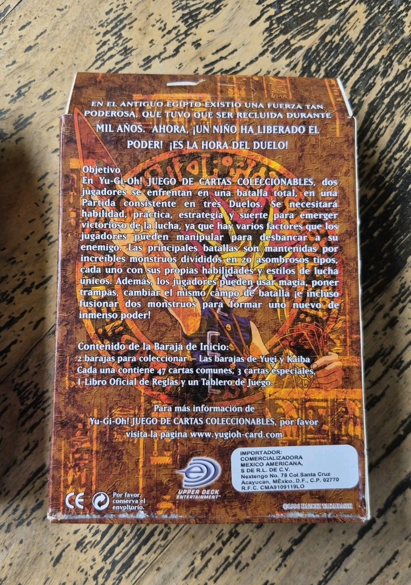 Sealed 1st Edition Yu Gi Oh Starter Deck Yugi Dark Magician Spanish