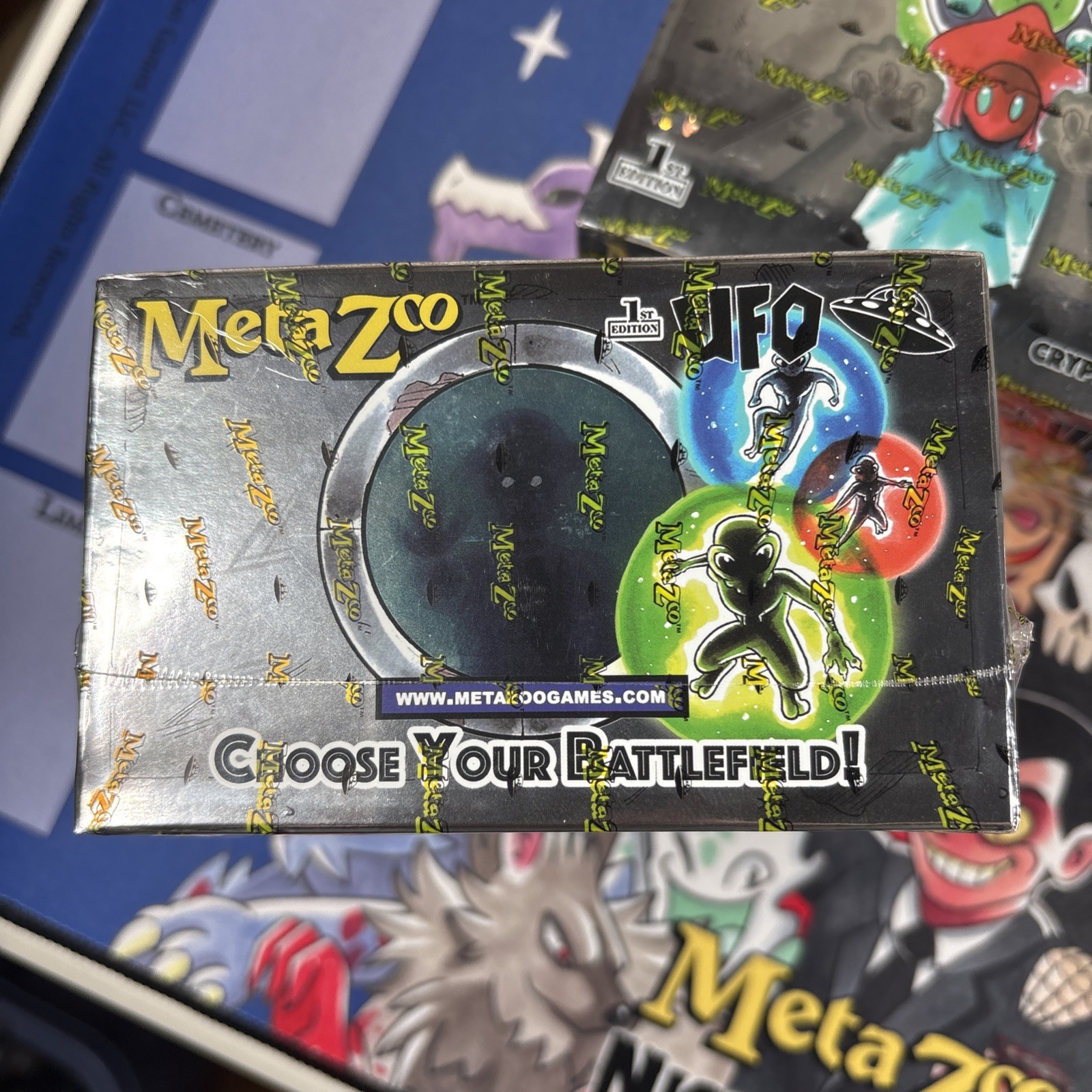 Lot of 3 MetaZoo UFO 1st Edition Booster Boxes TCG Cryptid Nation