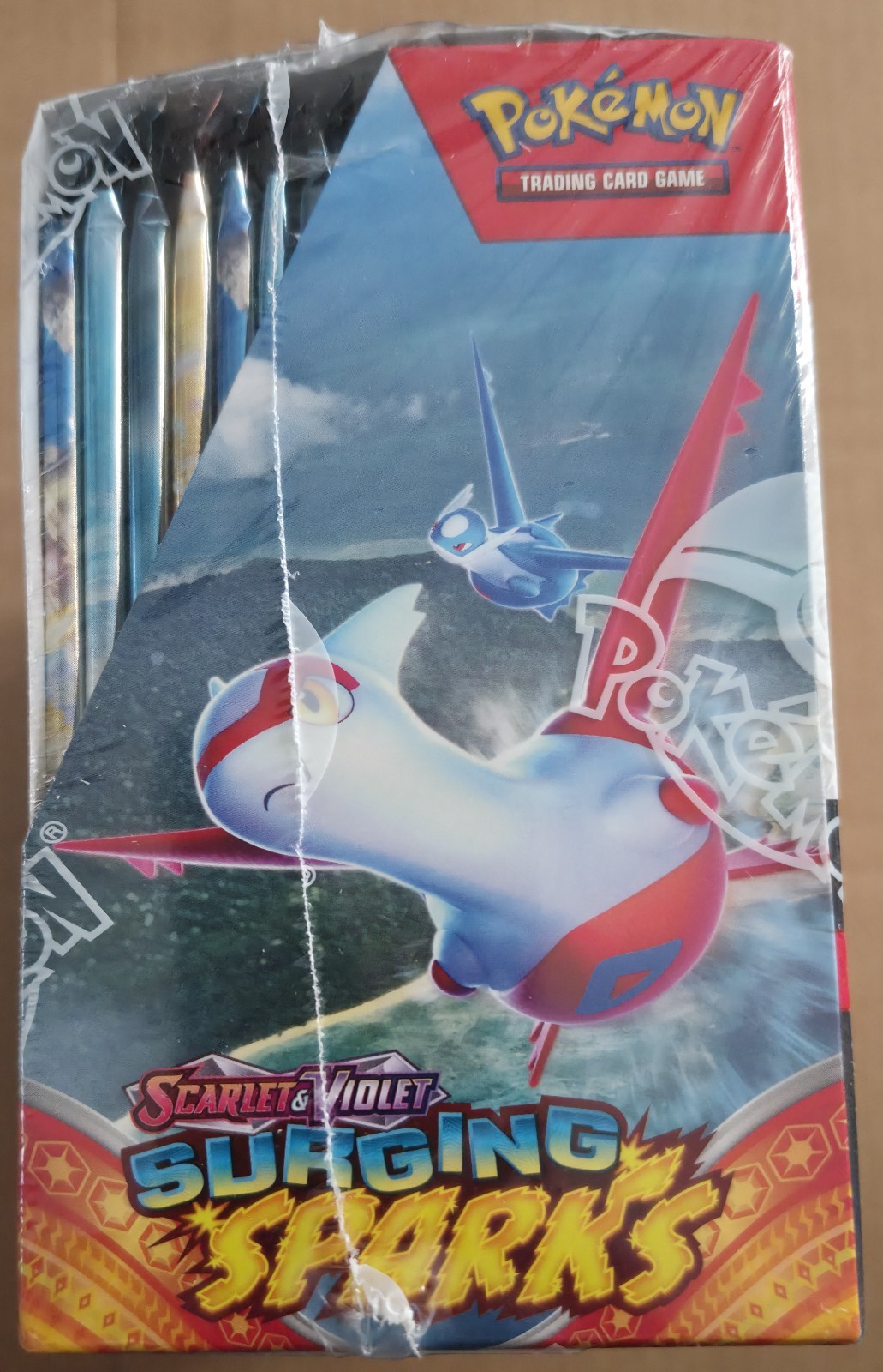 Pokemon TCG Surging Sparks Booster Box Factory Sealed – Small tear in seal