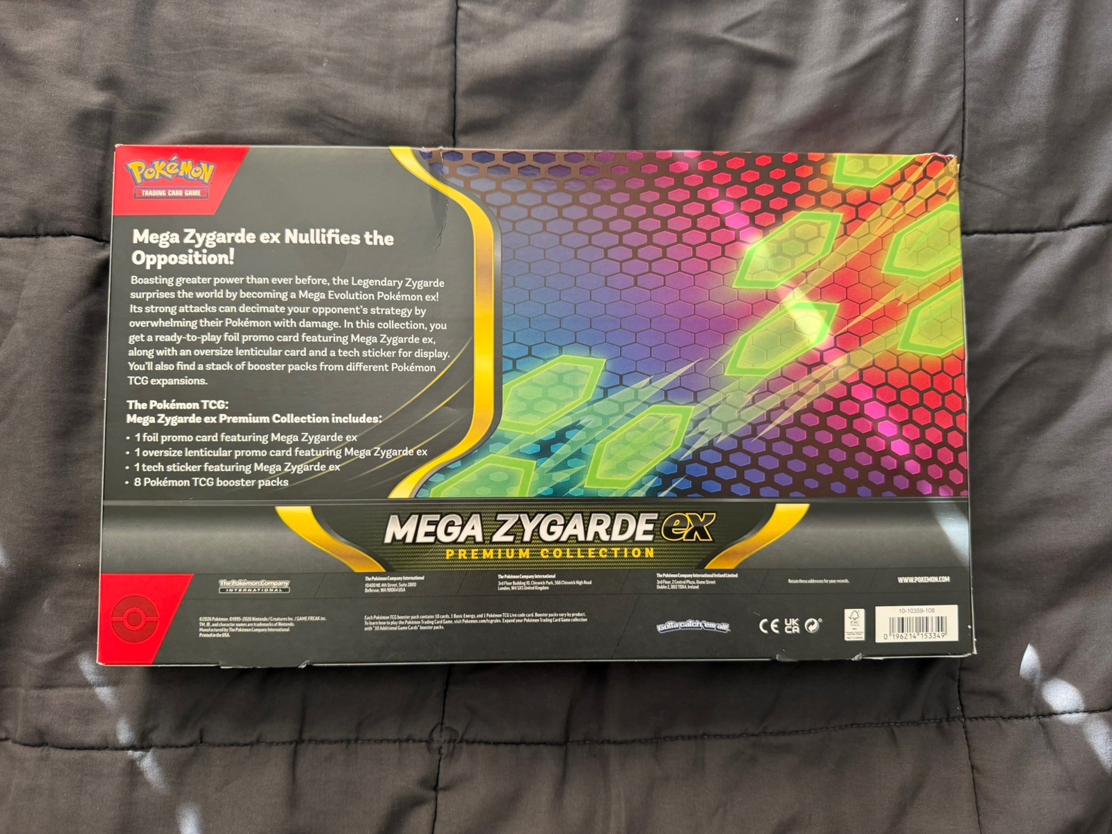 Pokemon Mega Zygarde ex Premium Collection Box