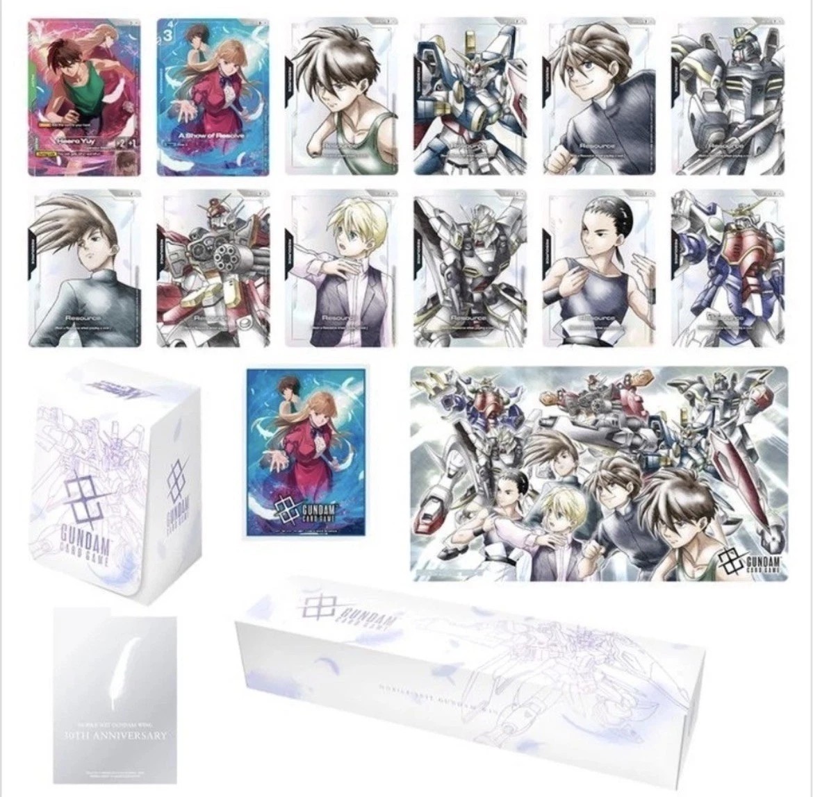GUNDAM Card Game Premium Accessory Set – Mobile Suit Wing ENGLISH [PB01]