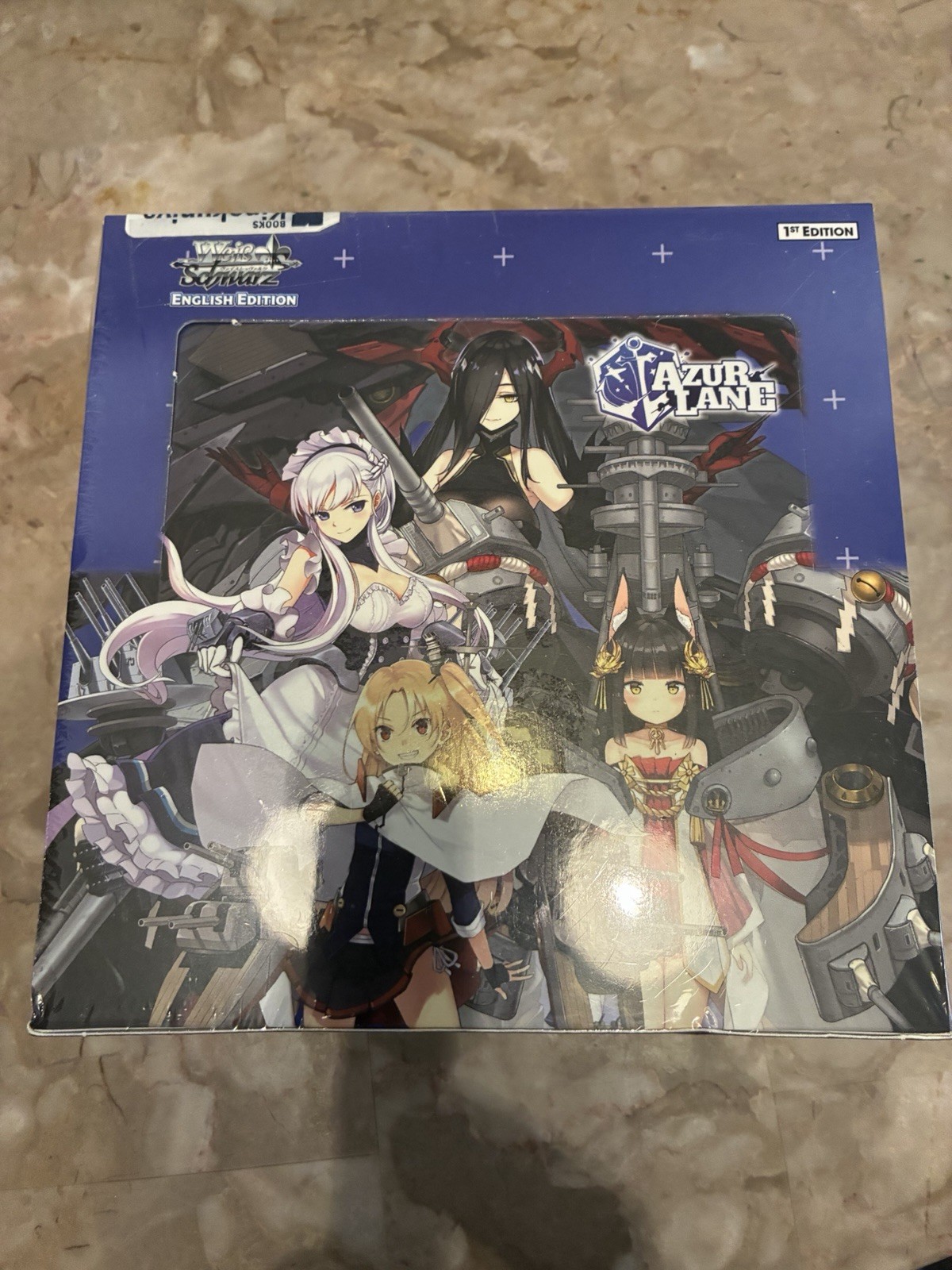 Sealed Weiss Schwarz 1st Edition Azur Lane Vol. 1 English Booster Box Gold Sig