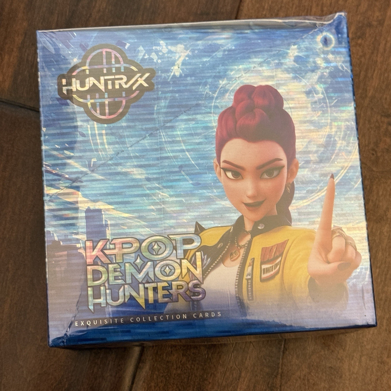 KPop Demon Hunter Chinese Trading Cards Anime CCG 30 Pack Booster Box HK Blue