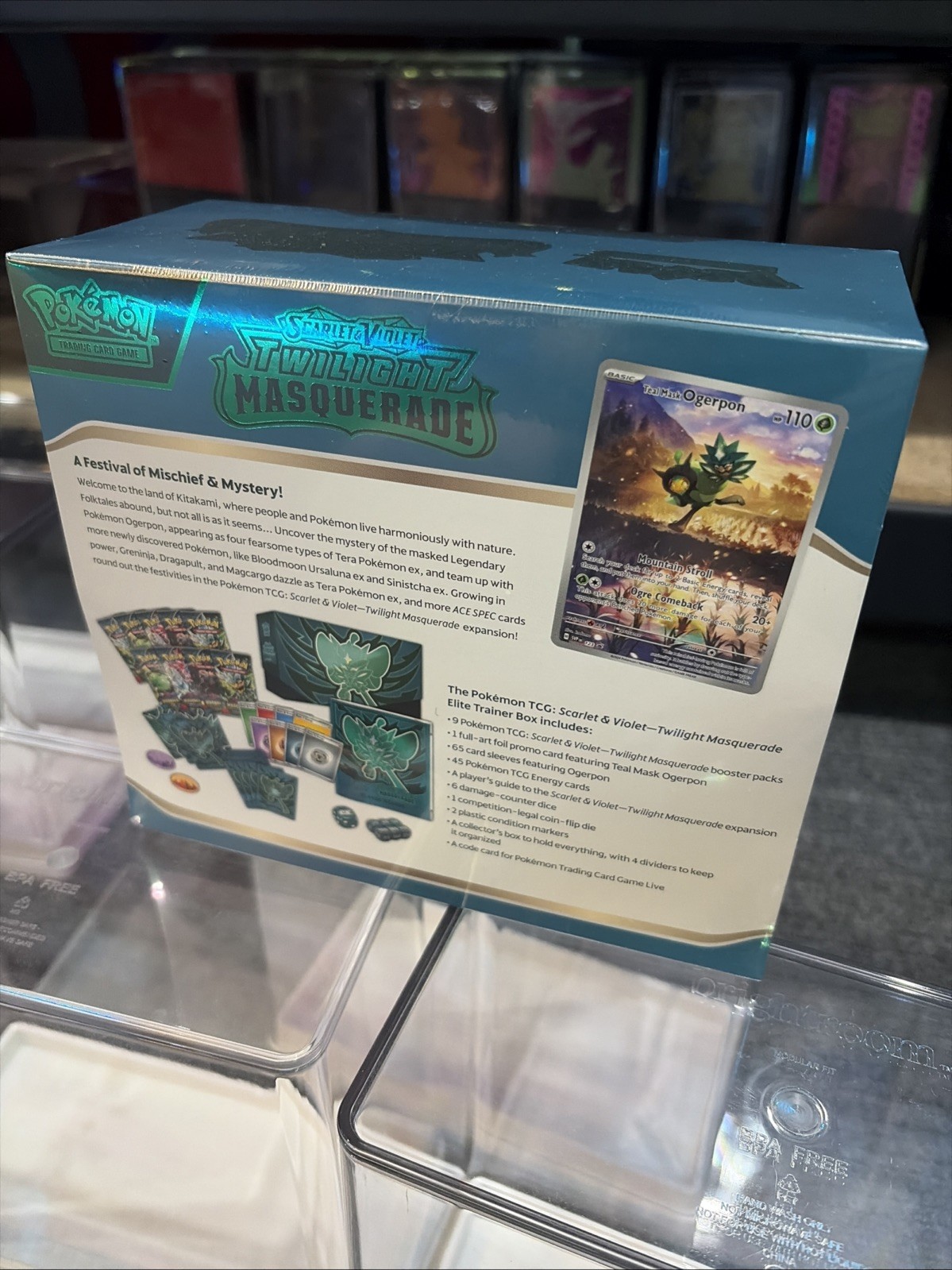 Pokemon TCG Twilight Masquerade Elite Trainer Box Factory Sealed ETB